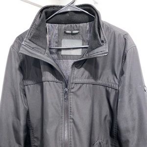 CALVIN KLEIN Black Coat In Good Condition